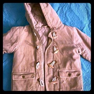 Tan toggle coat